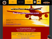 Tablet Screenshot of portlandairporter.com